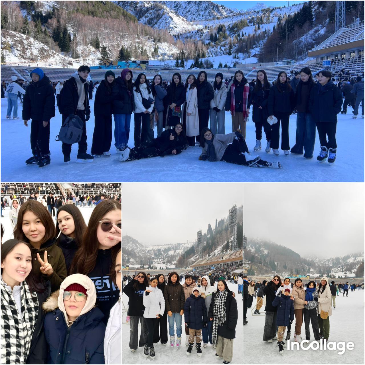 "Қысқы демалыс жоспарына сәйкес, 9 сынып оқушылары да, "Медеу" мұз айдынына барып, қысқы табиғаттың сұлулығын тамашалап қайтты.